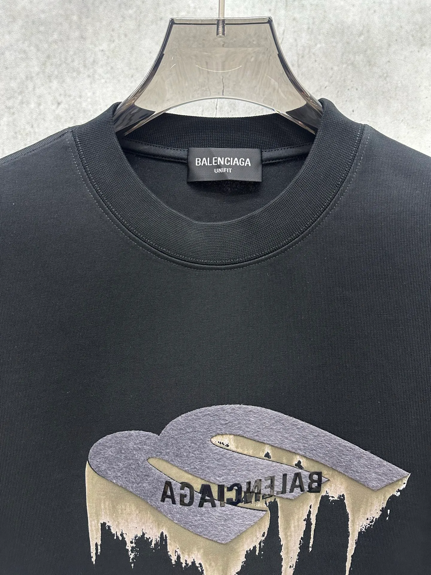 120💰 Balenciaga 2026ss 380g Versatile Same Style -Size：S M L XL -Color：Black